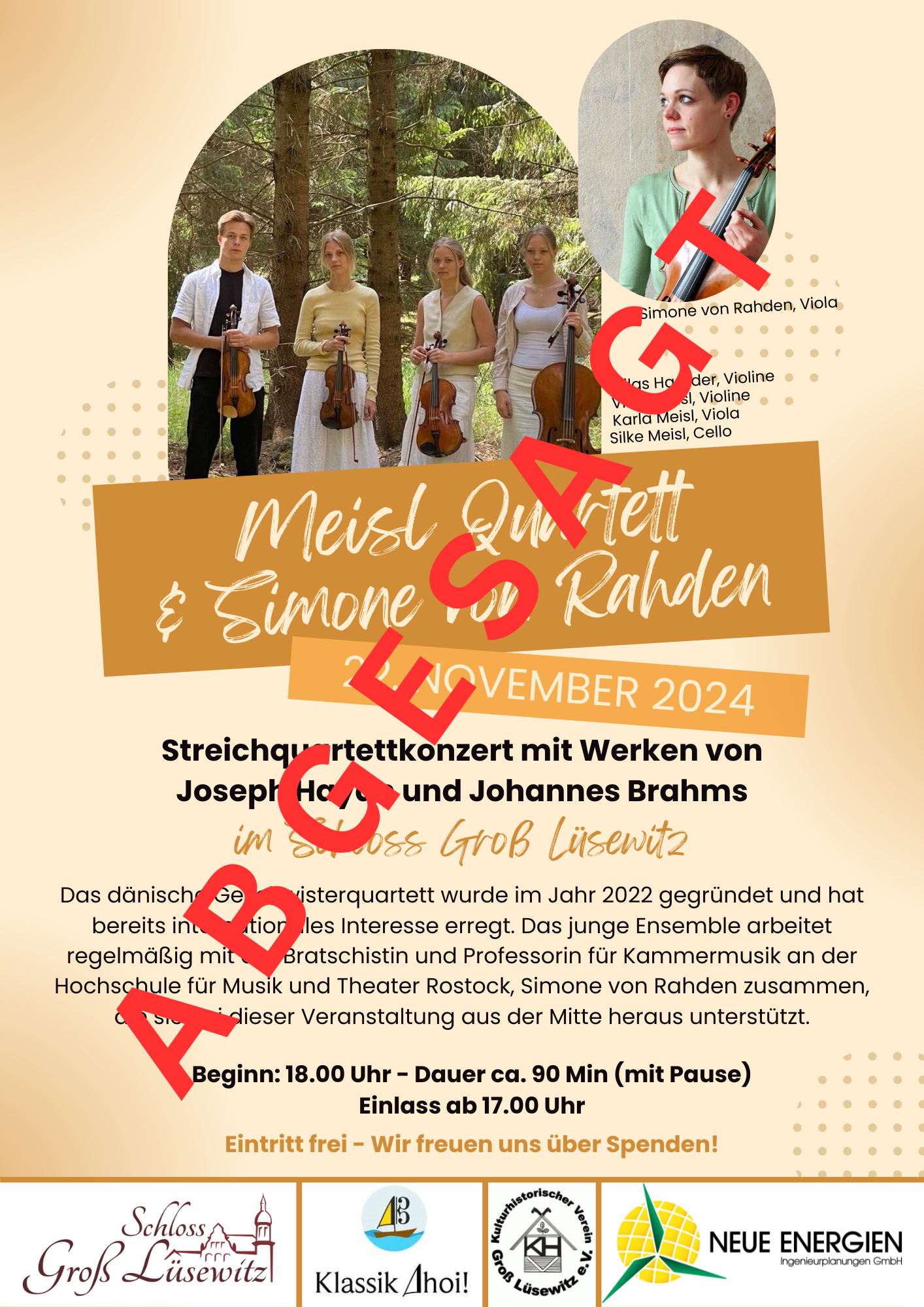 Plakat MeiselQuartett 231124